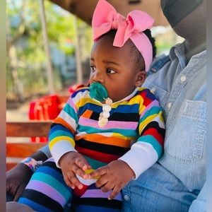 Lego x Target Baby Mix Stripe Sweater One Piece Romper